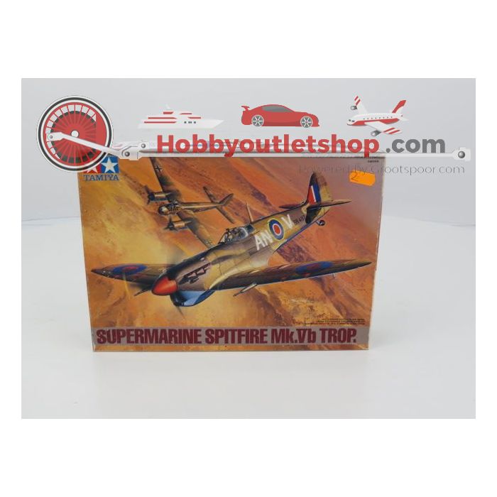 Schaal 1:48 TAMIYA Set of 5 F-16 Fighter, Kawanishi N1K1 Kyofu Type 11, Harrier GR. Mk.1, Supermarine Spitfire Art. nrs. 61035 / 61036 / MA122-800 / MA112-650 #139