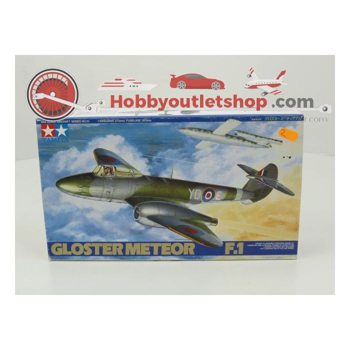 Schaal 1:48 TAMIYA Set of 4 Gloster Meteor F.1, Douglas F-4D-1 Skyray, Heinkel HE219A-7, F-84G Thunderjet Art. nrs. 61051 / 61055 / 61057 / 61060 #142 - sku: 20210818011044 - Gebruikt - Zeer goede staat - Afbeelding 8