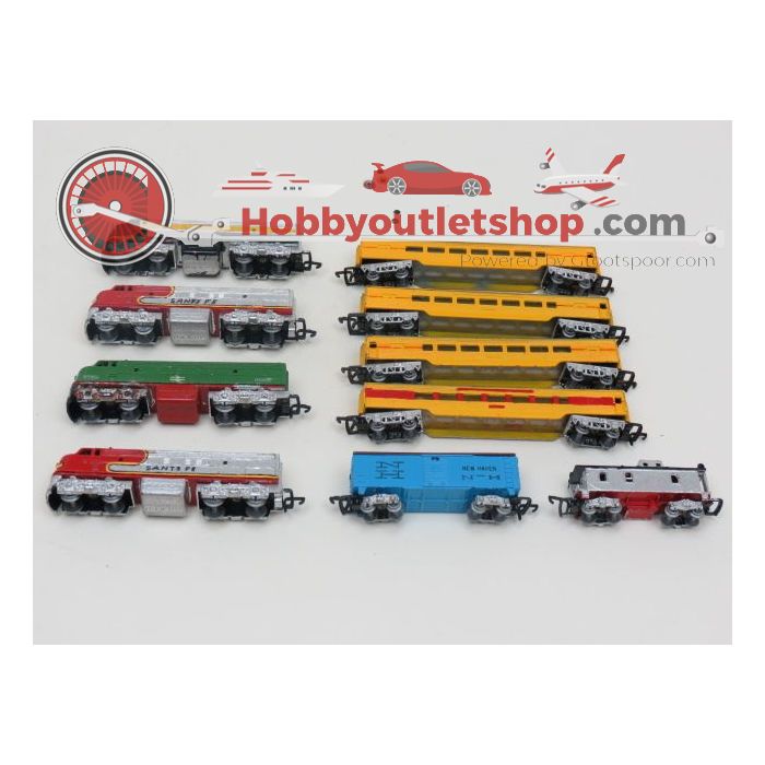 Schaal N DCMT Lone Star 10-delige metalen set zonder Motor #684