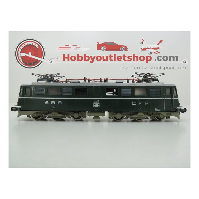 Schaal H0 Fleischmann 1334 SBB Elok 11412 #808