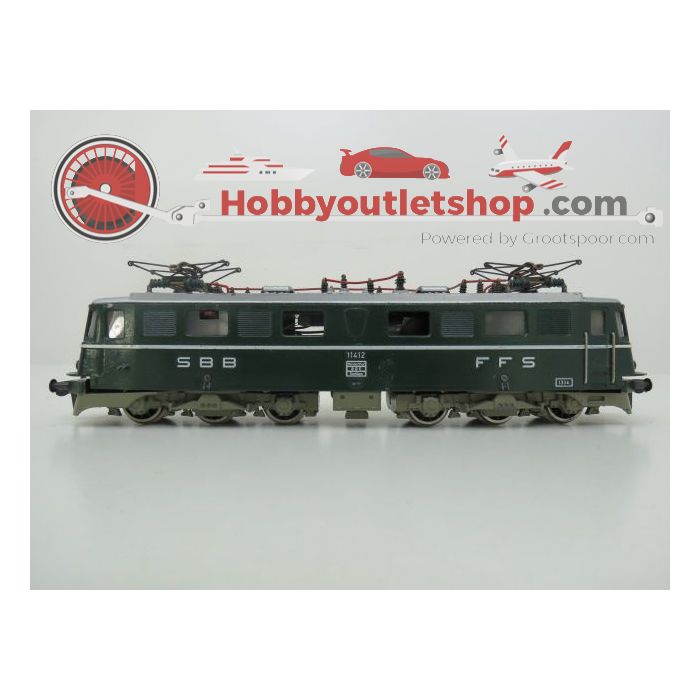 Schaal H0 Fleischmann 1334 SBB Elok 11412 #808