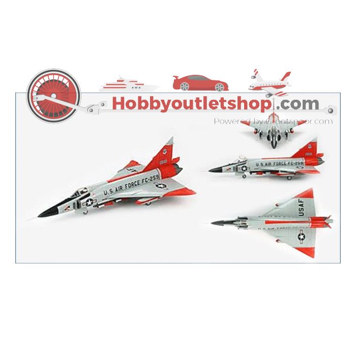 Schaal 1:72 HOBBY MASTER F-102 Delta Dagger 317th FIS, 21st Composite Wing, Alaskan Air Command, Alaska 1960's #21