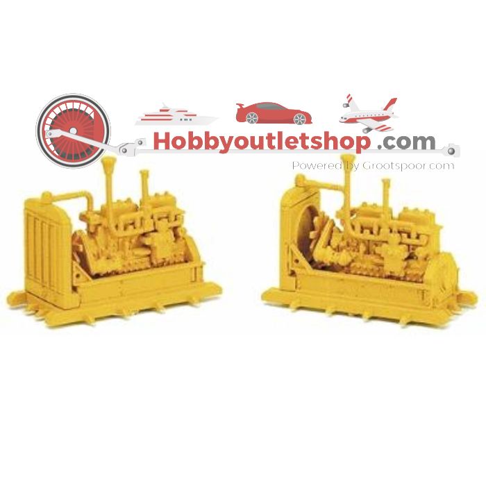 Schaal H0 Bachmann Scene Master 18302 433-1659 houtuitsleper power generator #2060