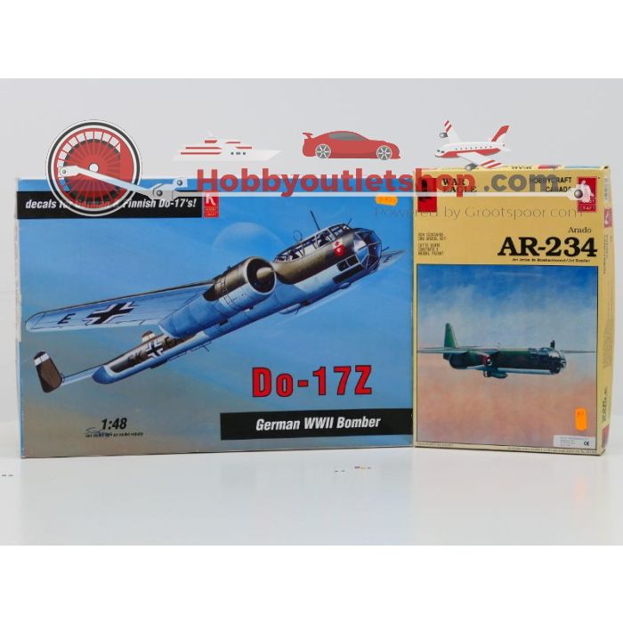 Schaal 1:48 Hobbycraft 1602 1671 German WWII Bombers #183