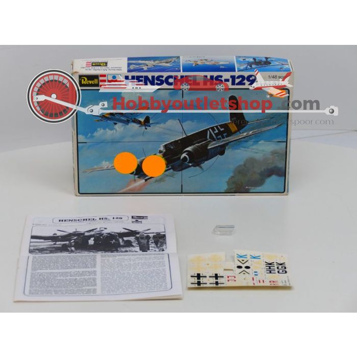 Schaal 1:48 Monogram 74001 Revel H-2232 German WWII Fighter and attacker #187
