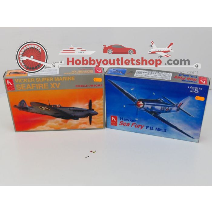 Schaal 1:48 Hobbycraft 1583 1584 Starfix 709/10 Spitfires #206