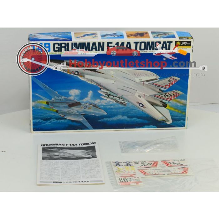 Schaal 1:48 Academy 1659 Fujimi 5A29-2000 Grumman F14A Tomcat #192