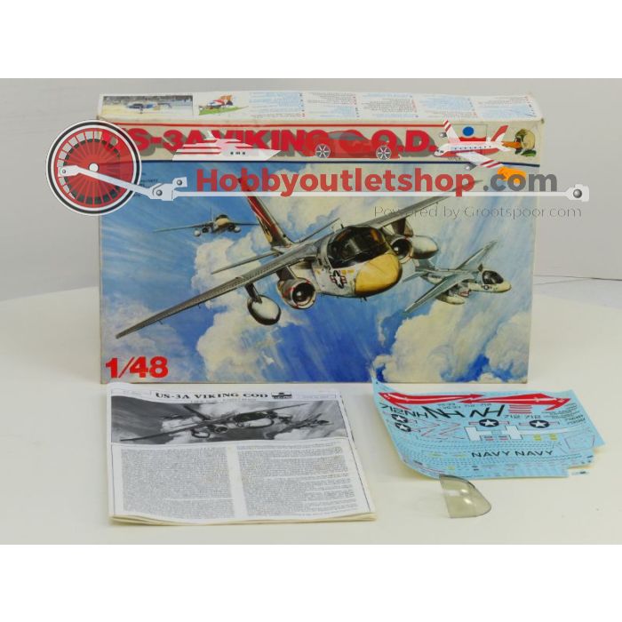 Schaal 1:48 ESCI 4051 4053 S-3A Vikings #193 - sku: 20211103114642 - Gebruikt - Zeer goede staat - Afbeelding 2