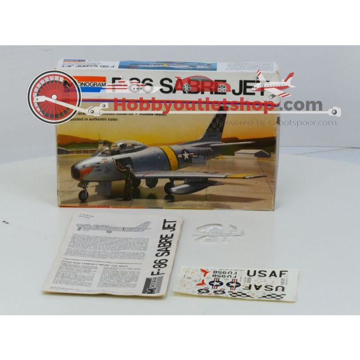 Schaal 1:48 Entex 9009 Monogram 5402 Revell H-2292 04553 F-86 Sabres #195