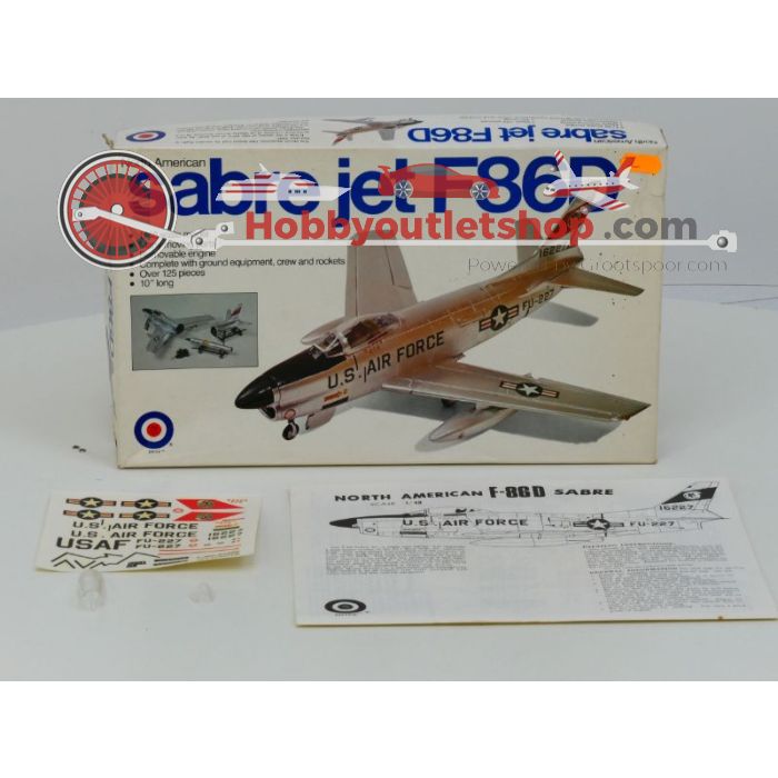 Schaal 1:48 Entex 9009 Monogram 5402 Revell H-2292 04553 F-86 Sabres #195