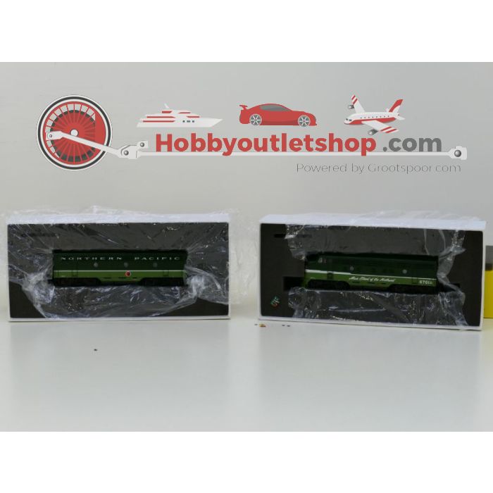 Schaal H0 Athearn G3201 Northern Pacific Passenger F-9A/F-9B Set Digitaal #993