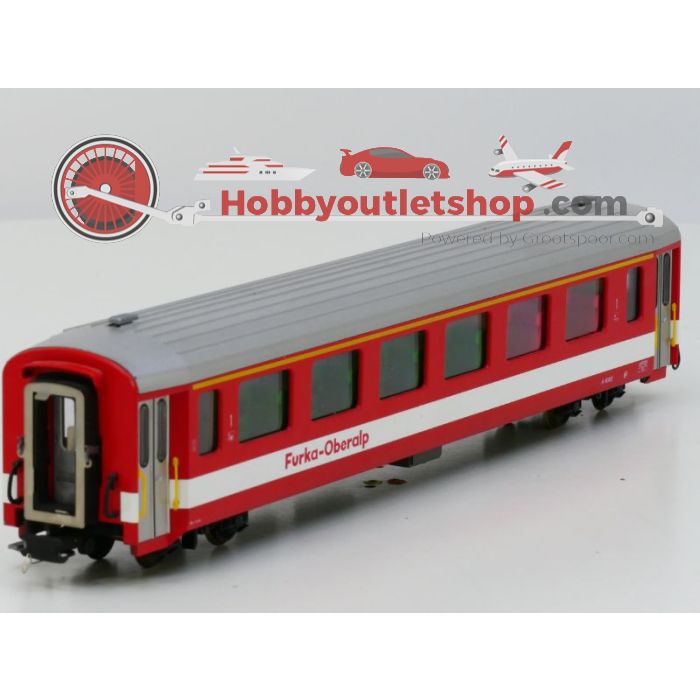 Schaal 0m Roco Alpin Line 50501 Furka Oberalp Personenwagen #1019