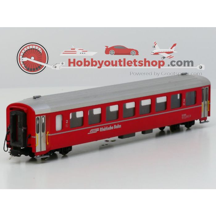 Schaal 0m Roco Alpin Line 50522 Rhatische Bahn Personenwagen #1021
