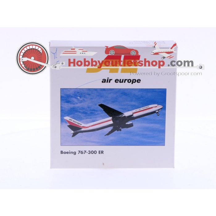 Schaal 1:500 Herpa 502740 Air Europe Boeing 767-300ER Reg.Nr. GR #6483
