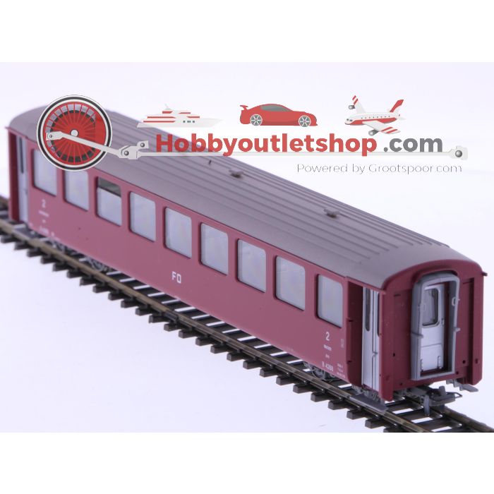 Schaal H0m Bemo 3266-208 personenrijtuig B 4168 2e kl. van de FO #P218