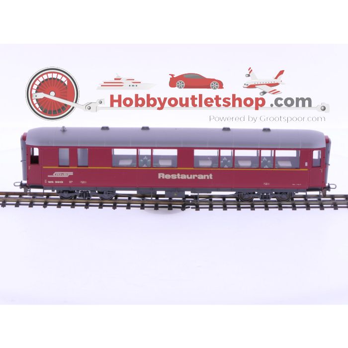 Schaal H0m Bemo 3274-113 restauratierijtuig WR 3813 1e kl. van de RhB #P219