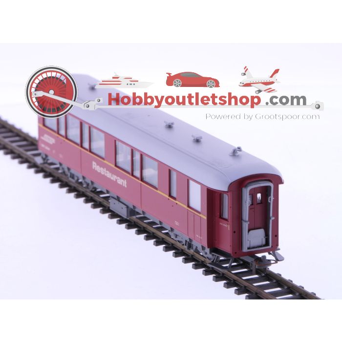 Schaal H0m Bemo 3274-114 restauratierijtuig WR 3814 1e kl. van de RhB #P220