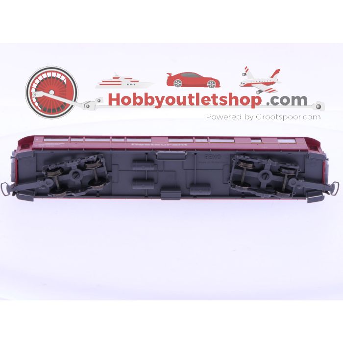 Schaal H0m Bemo 3274-114 restauratierijtuig WR 3814 1e kl. van de RhB #P220