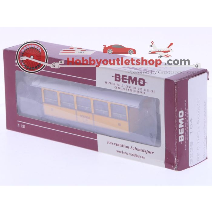 Schaal H0m Bemo 3238-164 personenrijtuig C 114 