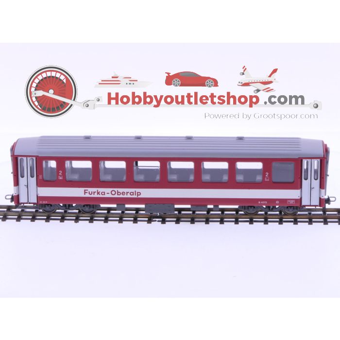 Schaal H0m Bemo 3255-222 personenrijtuig B 4272 2e kl. van de FO #P223