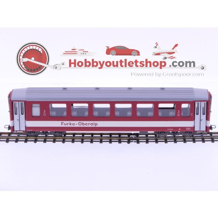 Schaal H0m Bemo 3255-222 personenrijtuig B 4272 2e kl. van de FO #P223