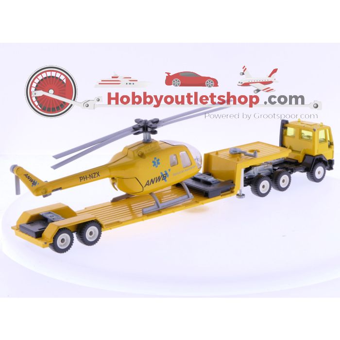 Schaal 1:55 Siku Super Series 3719 , ANWB dieplader met helicopter & V288 + V343 Hanomag Henschel ANWB Verlichtingsactie #7003 - sku: 20241029043023 - Gebruikt - Goede staat - Afbeelding 5