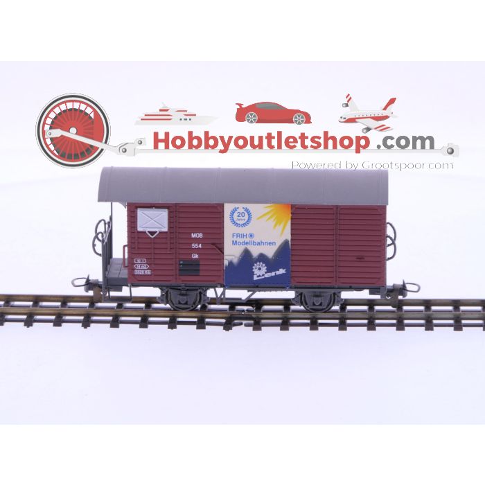 Schaal H0m Bemo 2274 354 gesloten goederenwagon Gk 554 