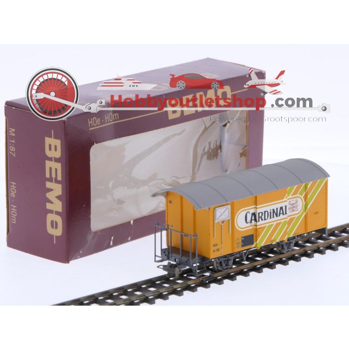 Schaal H0m Bemo 2274 313 gesloten goederenwagon Gk 503 