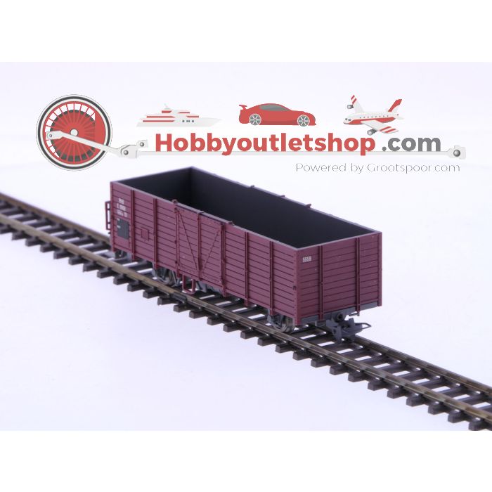 Schaal H0m Bemo 2251-108 open goederenwagon E 6668 van de RhB #P234