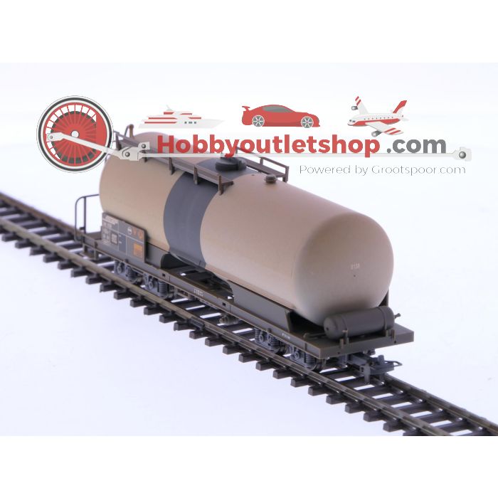 Schaal H0m Bemo 2285 118 ketelwagen Uah 8138 van de RhB #P238