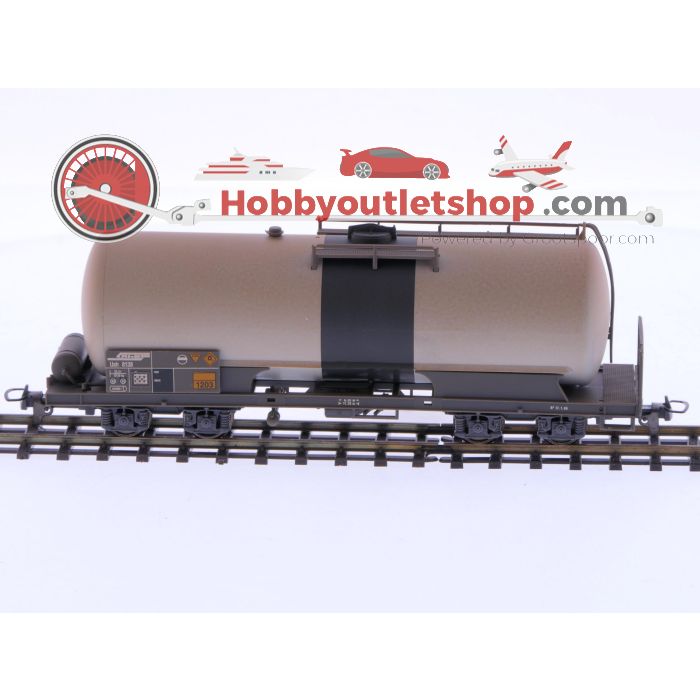 Schaal H0m Bemo 2285 118 ketelwagen Uah 8138 van de RhB #P238