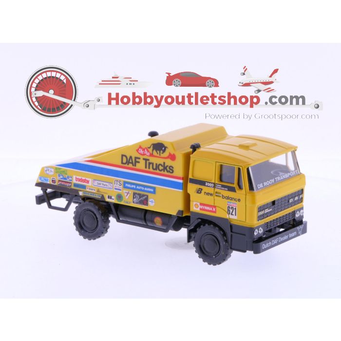 Schaal 1:50 Lion Car DAF 3300 Rally Parijs-Dakar 1985 Jan De Rooy #7004 