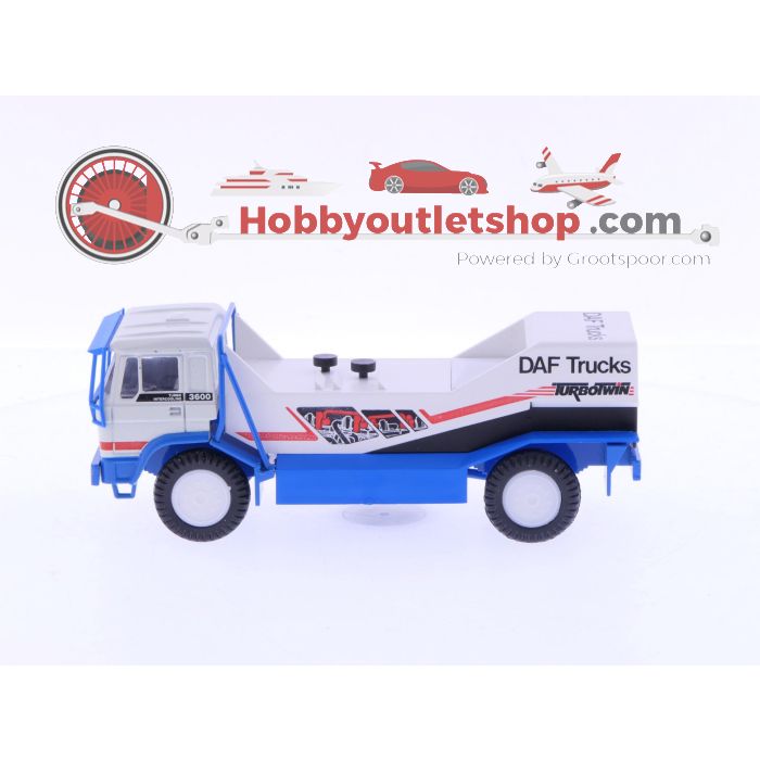 Schaal 1:50 Portegies truck models DAF Turbotwin II Parijs-Dakar 1986 Jan de Rooy. Ontwerp model zonder stickers. #7006
