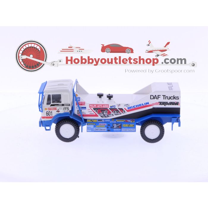Schaal 1:50 Portegies truck models DAF Turbotwin II Parijs-Dakar 1986 Jan de Rooy #7007
