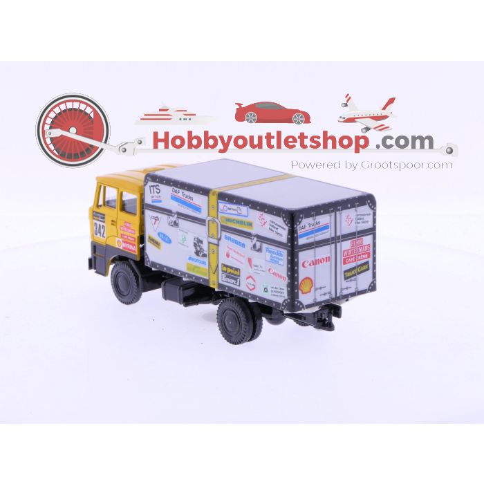 Schaal 1:50 Lion Car Nr.342 Dakar DAF 3300 de Koffer van Jan de Rooy 1983 #7008
