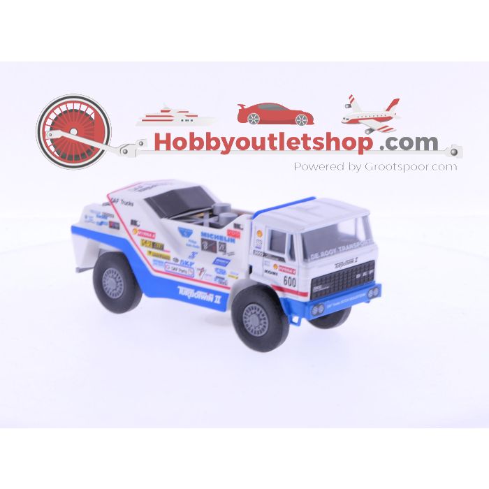 Schaal 1:50 Portegies truck models DAF Turbotwin II Parijs-Dakar 1987 Jan de Rooy 600. #7005