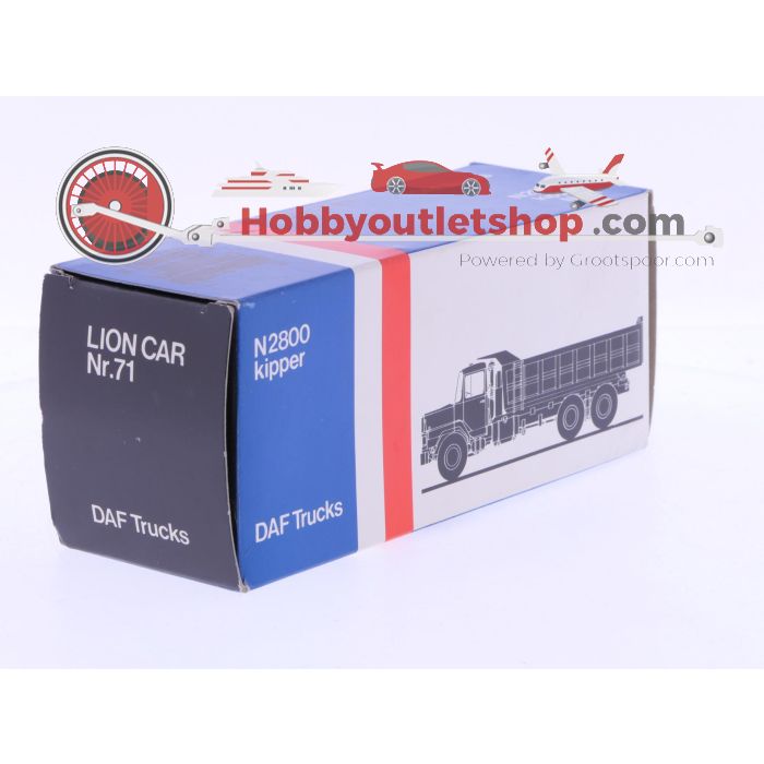Schaal 1:50 Lion Car Nr.71 DAF N2800 Kipper #7012