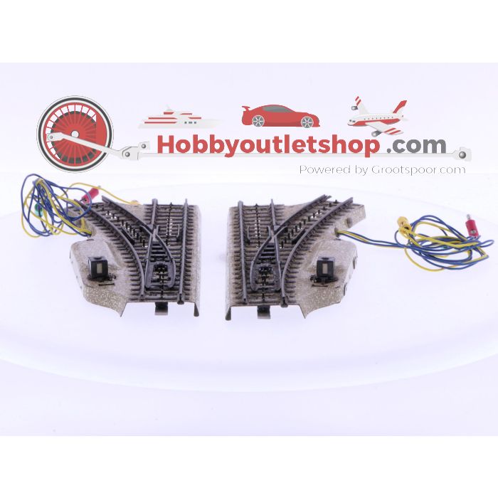 Schaal H0 Märklin 5202 wisselset links en rechts #6595