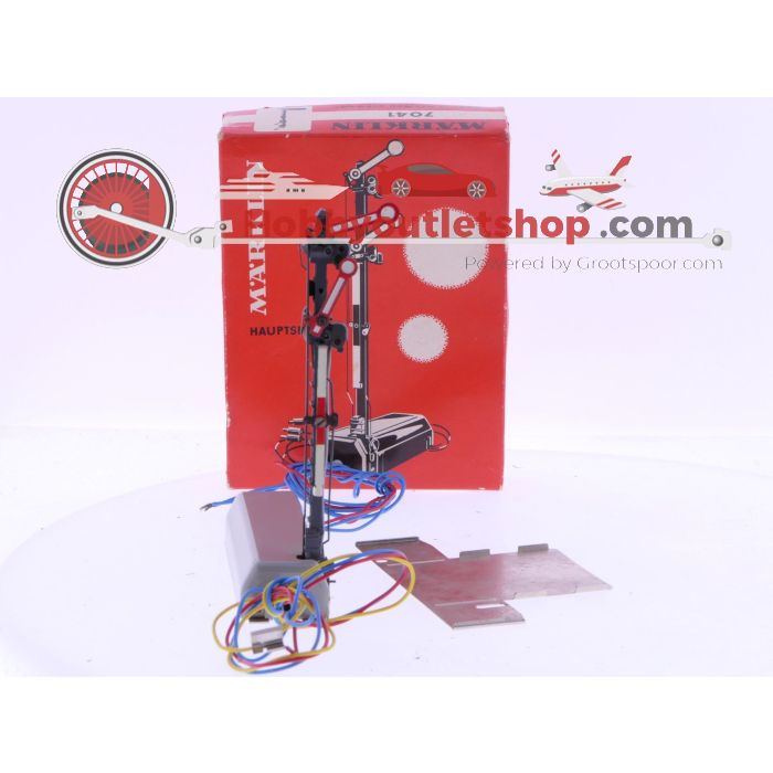 Schaal H0 Märklin 7041 hoofdsein met dubbele spoel en grondplaat in rode of blauwe verpakking #6596 - sku: 20241107032243 - Used - Good condition - Photo 8