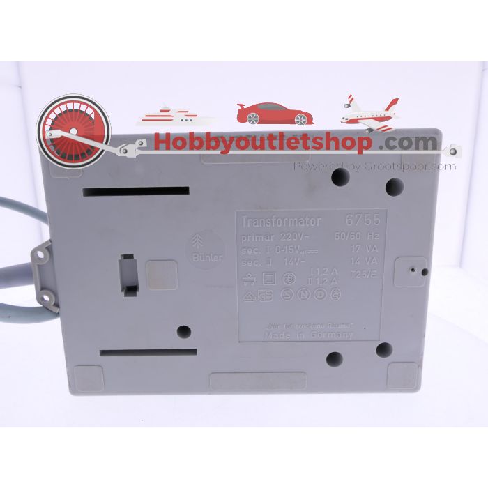 Schaal H0 Fleischmann 6755 transformator MSF-TRAFO 220V #6601