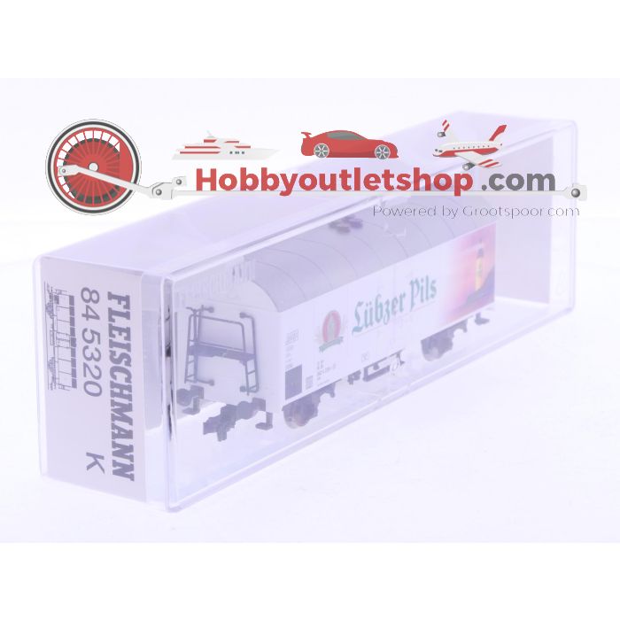 Schaal H0 Fleischmann 84 5320 K gesloten goederenwagen "Lübger Pils" van de DB #6614 - sku: 20241114050038 - Gebruikt - Zo goed als nieuw - Afbeelding 2