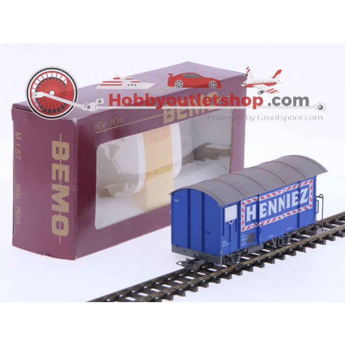 Schaal H0m Bemo/Friho 217A gesloten goederenwagon type Gk 560 