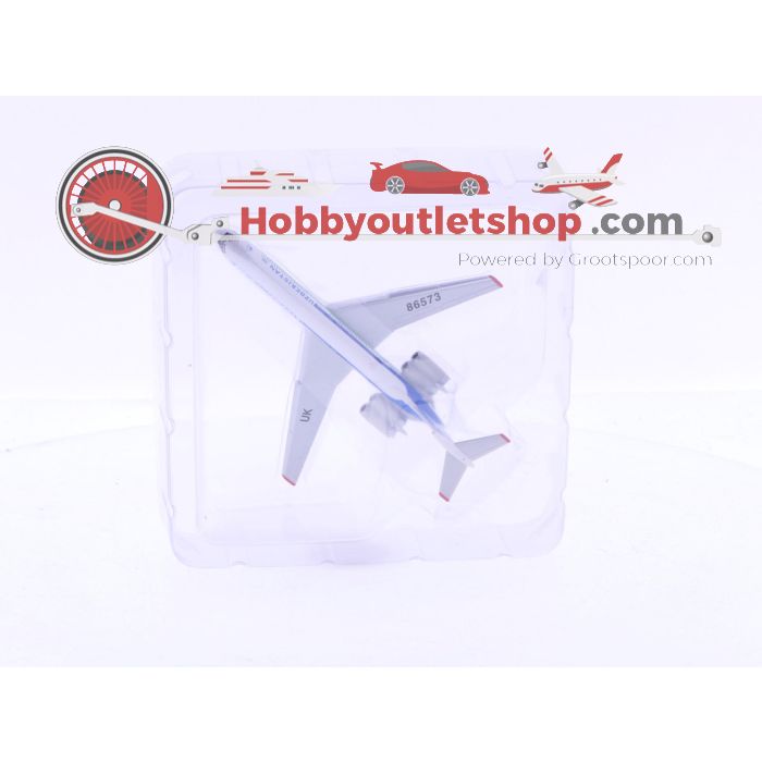 Schaal 1:500 Herpa 505093 Uzbekistan Airways Ilyushin IL-62 Limited Club Edition 2007 Reg.Nr. UK-86573 #7070 - sku: 20241121021358 - Gebruikt - Nieuwstaat - Afbeelding 2