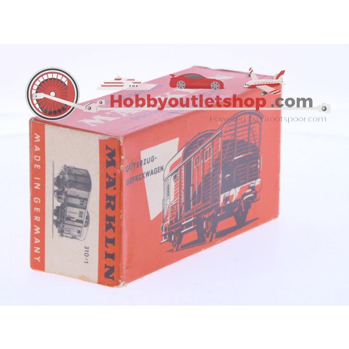 Schaal H0 Märklin 310/1 (4600) bagagerijtuig type Pwg van de DB #6628