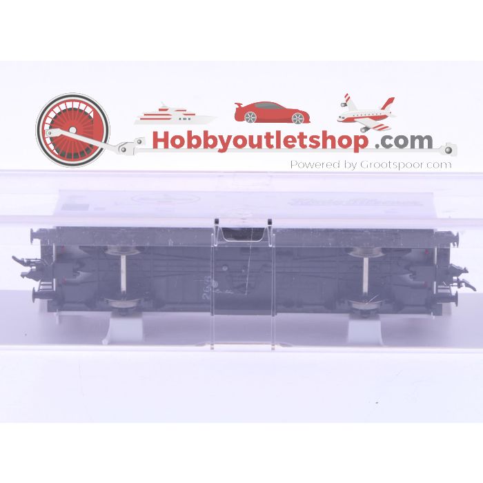 Schaal H0 Fleischmann 5321K, 5327 en 5342K set van 3 gesloten goederenwagens van de DB #6639