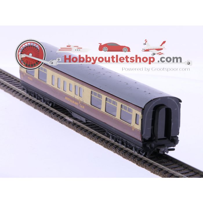 Schaal 00/H0 Hornby Dublo 4021, 4022, 4047 en 4048 personenrijtuigen set 4 st. van de BR #6663