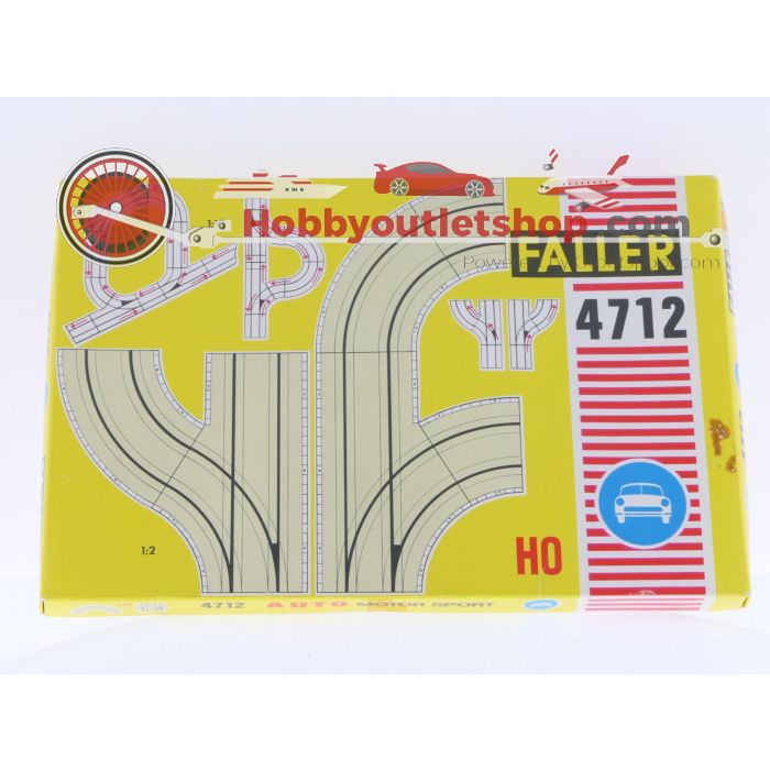 Schaal H0 Faller AMS 4712 wissel + bochten set #6687