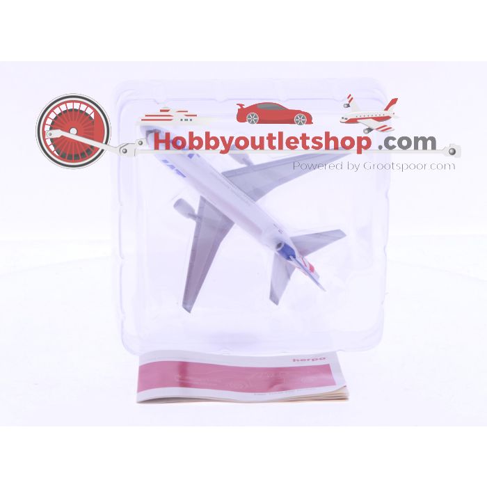 Schaal 1:500 Herpa 500296 JAT Yugoslav Airlines Douglas DC-10-30 Reg. YU-AMB #7106