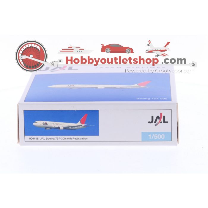 Schaal 1:500 Herpa 504416 JAL - Japan Airlines Boeing 767-300 Reg. JA8397 #7121