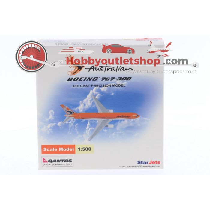 Schaal 1:500 Star Jets 355 7608 Australian Airlines Boeing 767-300 Reg. VH-OGJ #7136